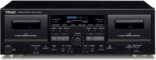 A typical dual cassette deck hi-fi